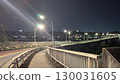橋樑和路燈的夜景 130031605