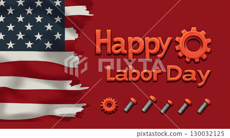 Happy Labor Day Celebration Design 130032125