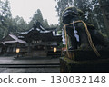大岩神社的守護獅子與祭祀殿 130032148