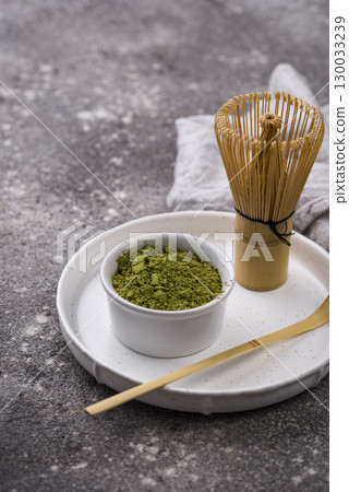 Japanese matcha green tea powder 130033239