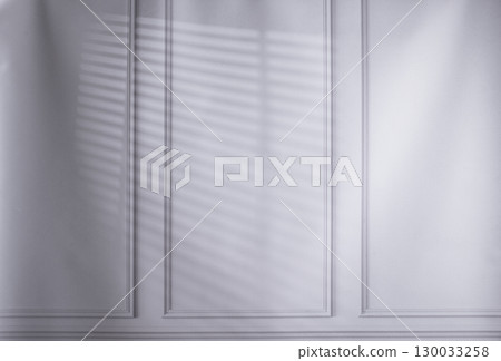 White wall background with hard shadow 130033258