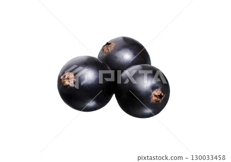 Black currant  berry close-up. 130033458