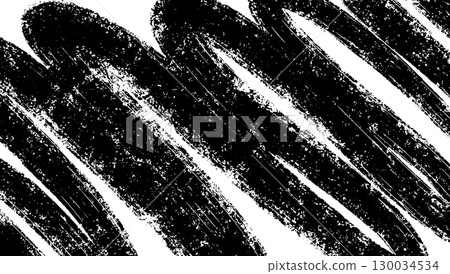 Black and white background illustration drawn with pencil and marker in grunge and ink style. Rough textured abstract hand drawn design with sketch lines and artistic strokes.  130034534