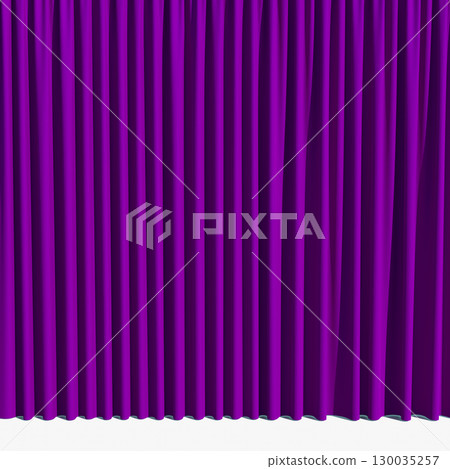 Luxury stage or windows curtains, realistic 3D illustration Luxury stage or windows curtains, realistic 3D illustration 130035257