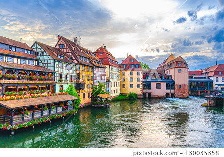 Strasbourg city historic Centre, Alsace region, France 130035358