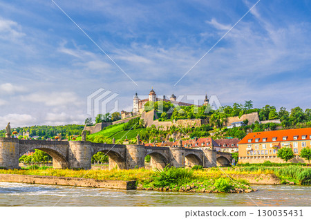 Wurzburg old town altstadt, Wurzburg city center, Bavaria state, Germany 130035431
