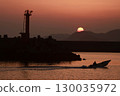 Landscape with a lighthouse and a ship 130035972