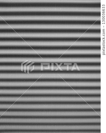 Corrugated Metal Wall Texture with Dynamic Shadows and Highlights 130036633