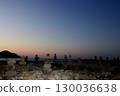 Sunset at Magari Kofun 130036638