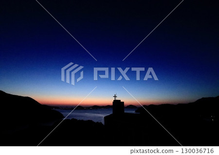 Island scenery as dusk approaches 130036716