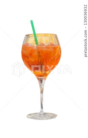 Orange spritz cocktail is refreshing and perfect for summer Orange spritz cocktail is refreshing and perfect for summer 130036932