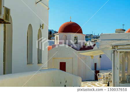 Mykonos Christian church dome Mykonos Christian church dome 130037658