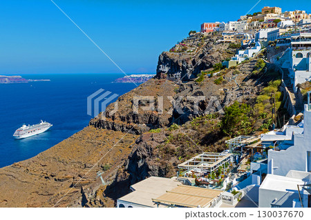 Fira Santorini capital city 130037670