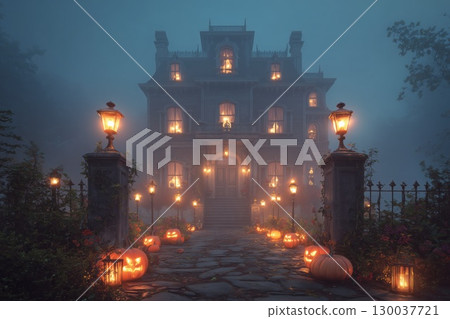 Halloween party night 130037721