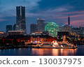 [神奈川縣]從大棧橋碼頭欣賞橫濱港未來的夜景 130037975