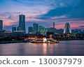 [神奈川縣]從大棧橋碼頭欣賞橫濱港未來的夜景 130037979