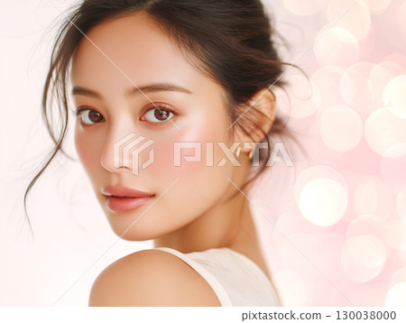 Beauty portrait of young woman 130038000