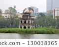 Hoan Kiem Lake in Hanoi, Vietnam 130038365