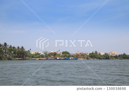 Du Bon River scenery in Hoi An, Vietnam 130038698