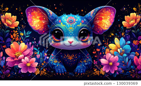 五彩繽紛的花朵與怪物：人工智慧生成的素材 130039369
