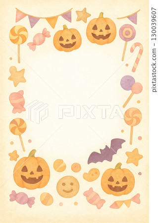 Cute frame for halloween 130039607