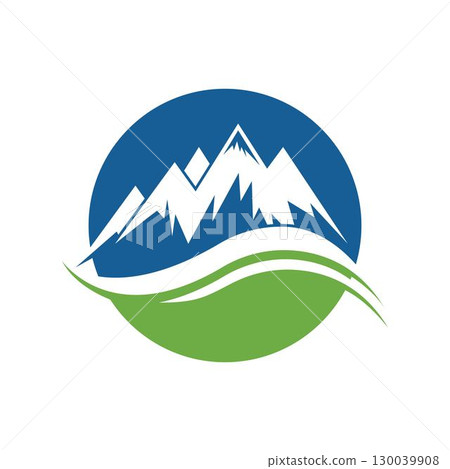 High Mountain icon  Logo Business Template 130039908