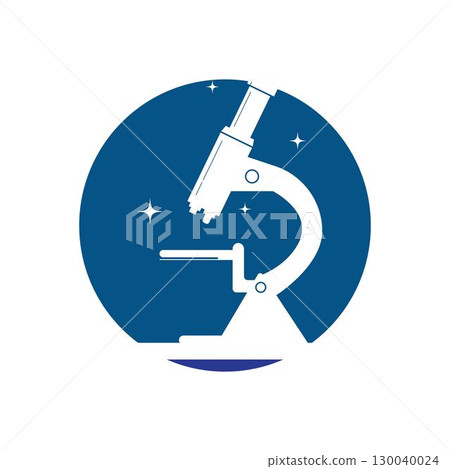 Microscope logo vector icon design Microscope logo vector icon design 130040024
