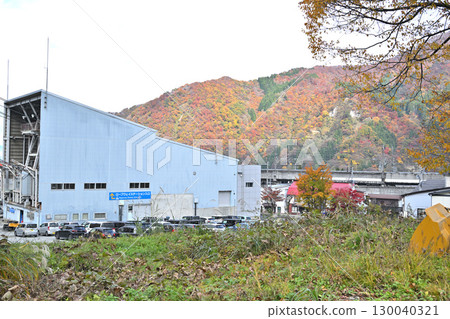 Autumn leaves viewed from near the Yuzawa Kogen Ropeway station 130040321