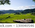 From the terraced rice terraces: Connecting the rice terrace heritage of Hiwa Mikawachi in summer, Hiwacho, Shobara City, Hiroshima Prefecture 130040546