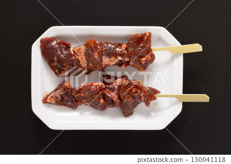 Beef Skirt Steak Skewers (Uncooked) Beef Skirt Steak Skewers (Uncooked) 130041118