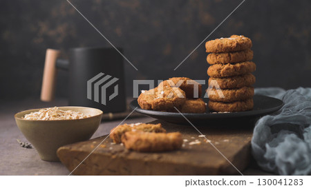 Homemade oatmeal raisin cookies Homemade oatmeal raisin cookies 130041283