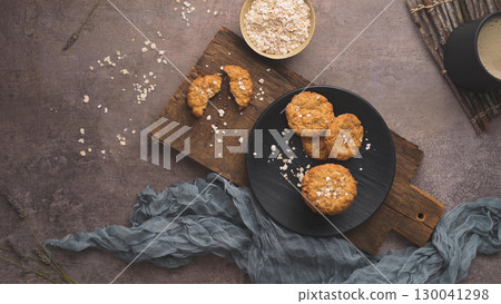 Homemade oatmeal raisin cookies Homemade oatmeal raisin cookies 130041298