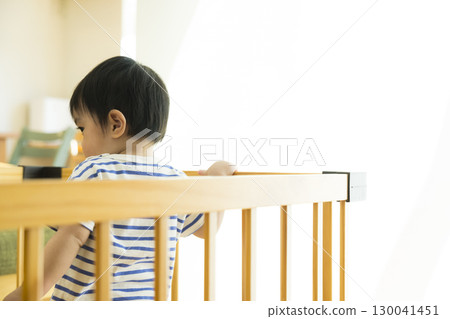 Infants playing indoors 130041451