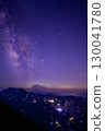 Murododaira mountain hut and the Milky Way 130041780