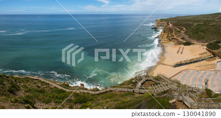 Ribeira d'Ilhas beach at Ericeira, Portugal Ribeira d'Ilhas beach at Ericeira, Portugal 130041890