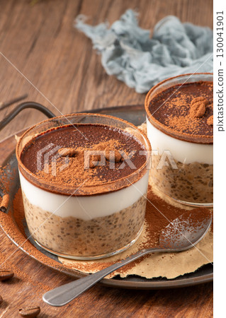 Tiramisu Chia Pudding 130041901