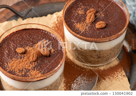Tiramisu Chia Pudding Tiramisu Chia Pudding 130041902