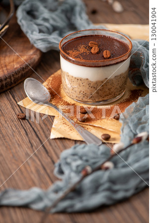 Tiramisu Chia Pudding 130041904