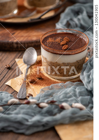 Tiramisu Chia Pudding Tiramisu Chia Pudding 130041905