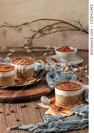 Tiramisu Chia Pudding 130041963