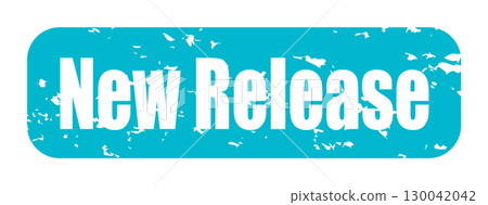 New Release Icon Illustration Simple Vector Material Turquoise Blue New Release Icon Illustration Simple Vector Material Turquoise Blue 130042042