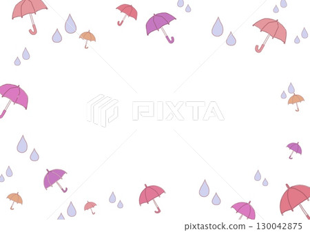 Umbrella frame background 130042875