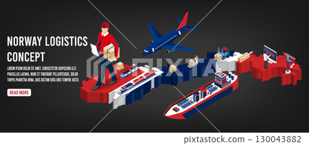 Norway Logistics and Shipping Transportation and Delivery across the World Norway Logistics and Shipping Transportation and Delivery across the World 130043882