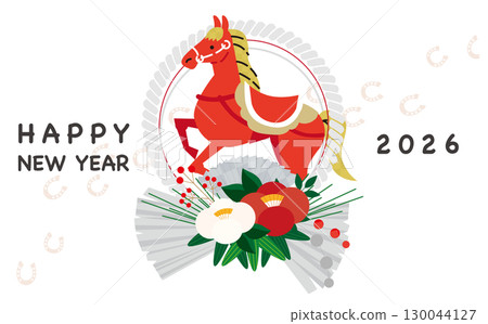 Shimenawa 新年賀卡模板 130044127