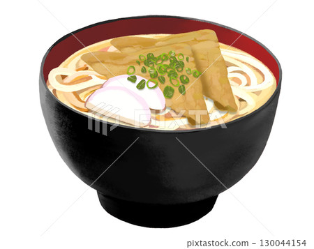 狐狸烏龍麵(黑色和紅色碗) 狐狸烏龍麵(黑色和紅色碗) 130044154