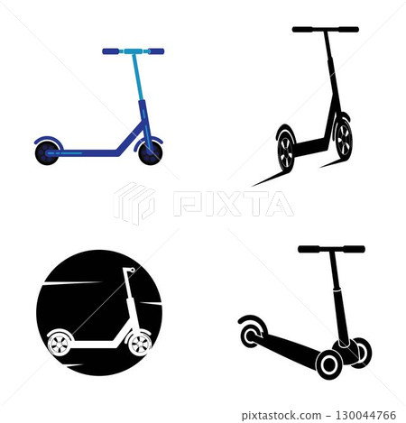 Scooter icon symbol design illustration 130044766