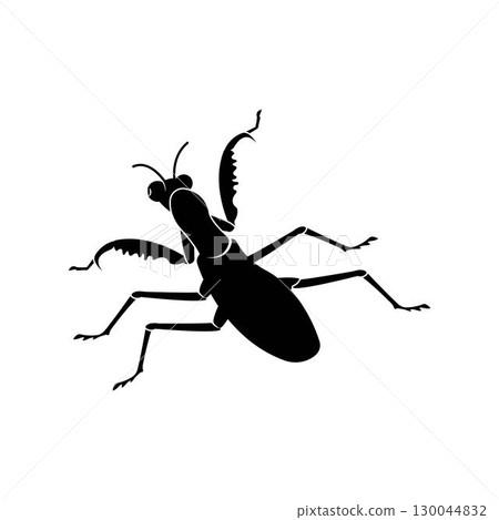 praying mantis icon symbol sign vector praying mantis icon symbol sign vector 130044832