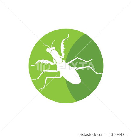 praying mantis icon symbol sign vector 130044833