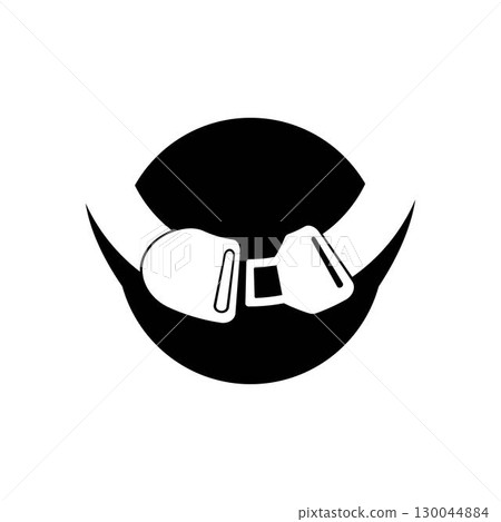 Seat belt icon vector illustration design Seat belt icon vector illustration design 130044884