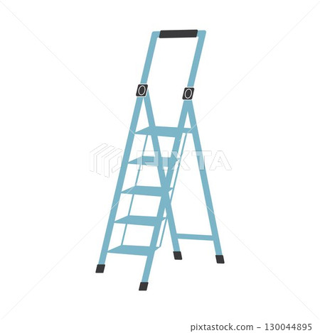 Folding ladder icon vector illustration symbol Folding ladder icon vector illustration symbol 130044895